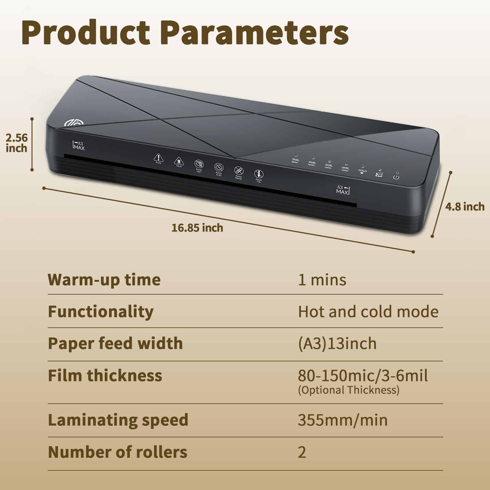 Máquina Laminadora Locamp, Máquina de Laminación A3 - - Imagen 3
