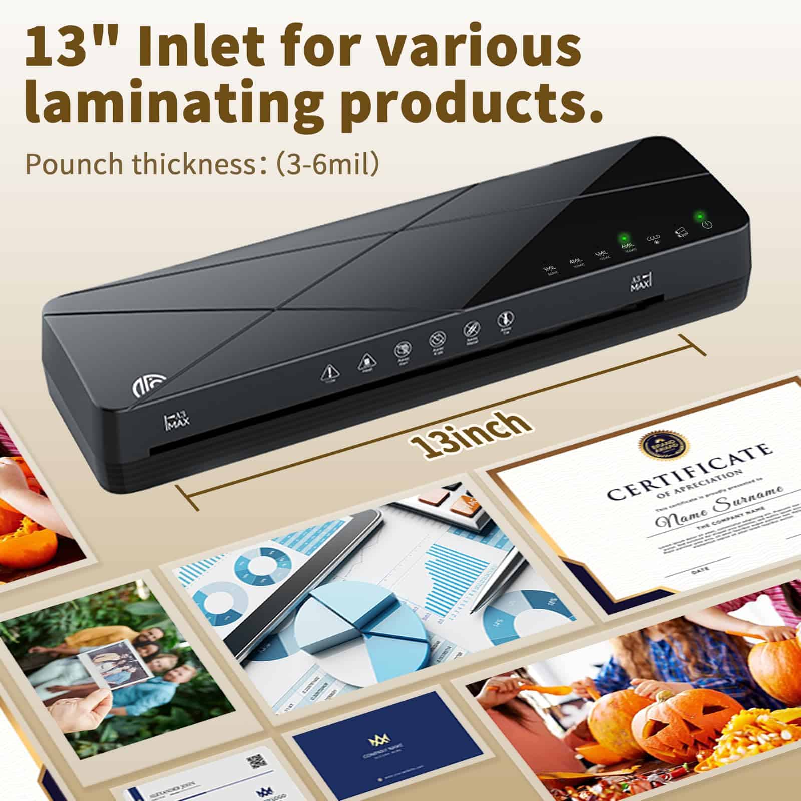 Máquina Laminadora Locamp, Máquina de Laminación A3 - - Imagen 6