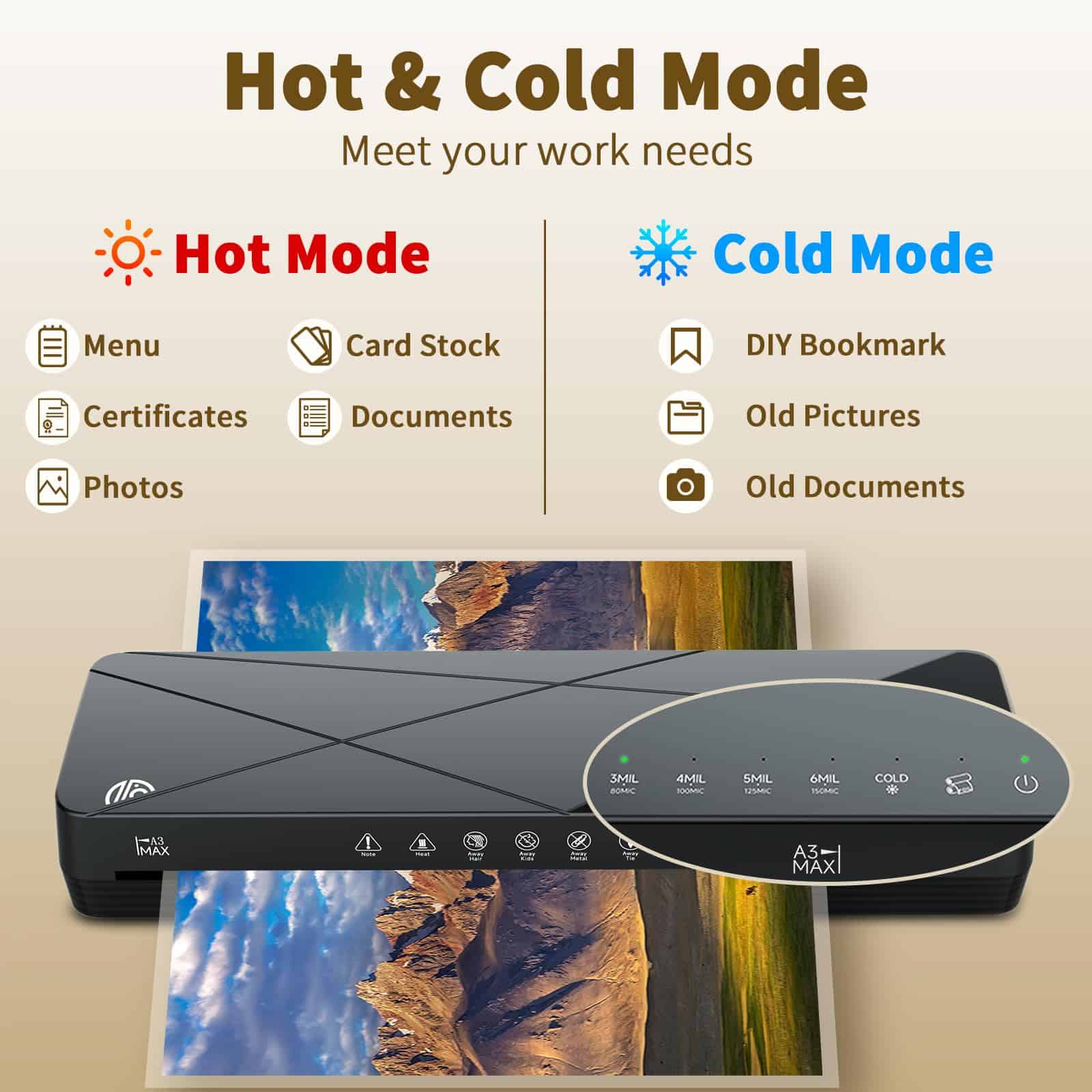 Máquina Laminadora Locamp, Máquina de Laminación A3 - - Imagen 4