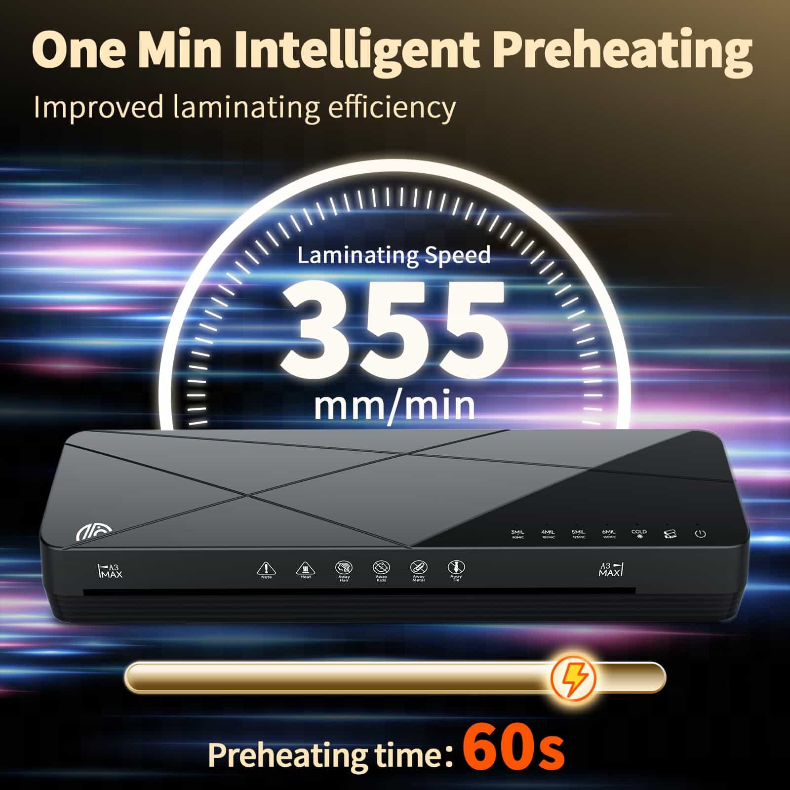 Máquina Laminadora Locamp, Máquina de Laminación A3 - - Imagen 5