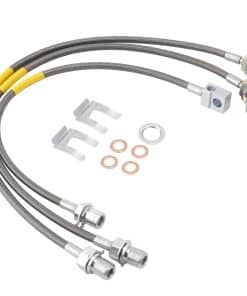 Racewill Juego de 3 líneas de freno delanteras y traseras