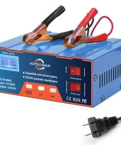 Cargador de batería de coche 12V 24V, Resistente 6AH