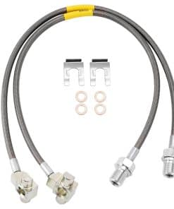 Racewill 2PCS Front Extended Stainless Steel Brake Lines