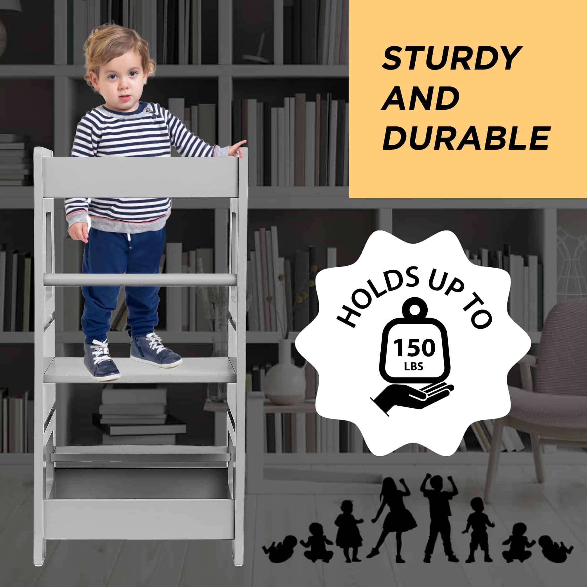 Torre Escalera para Niños FOSSICS Stool Buddy | Banquito de - Imagen 8