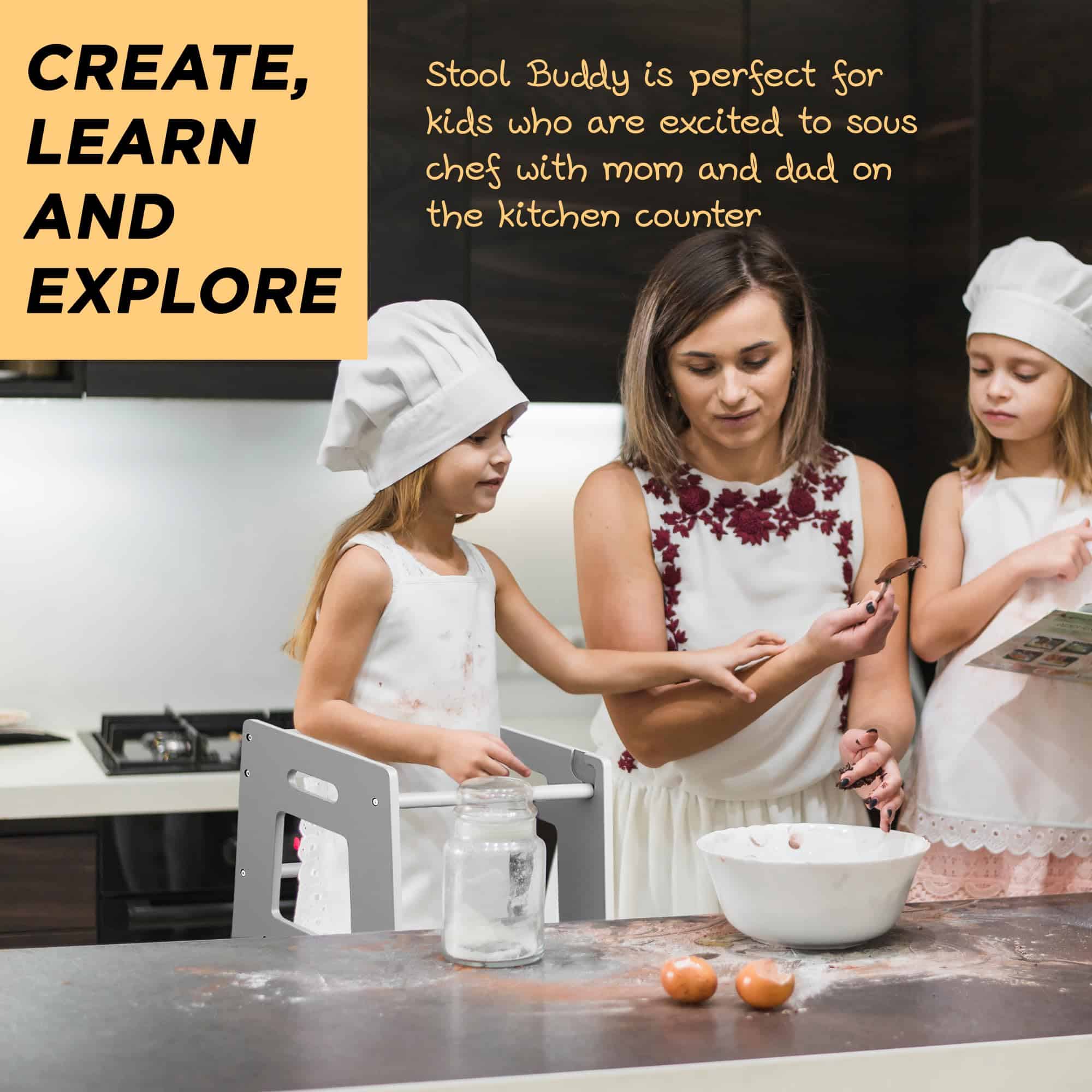 Torre Escalera para Niños FOSSICS Stool Buddy | Banquito de - Imagen 4