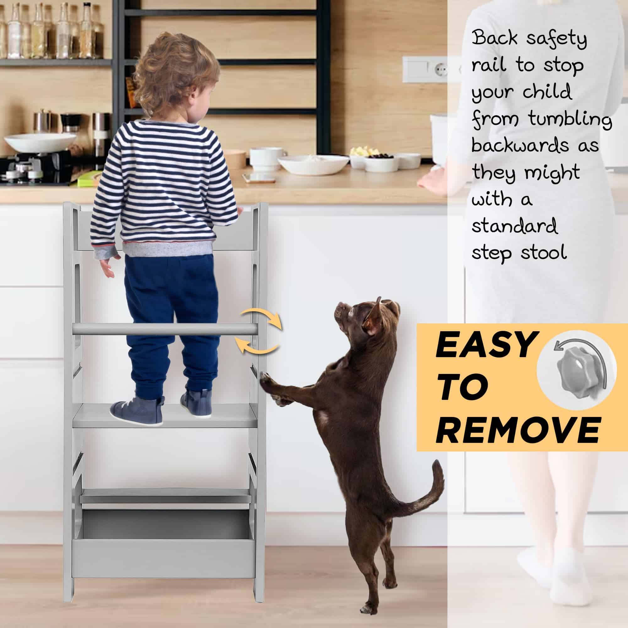 Torre Escalera para Niños FOSSICS Stool Buddy | Banquito de - Imagen 7