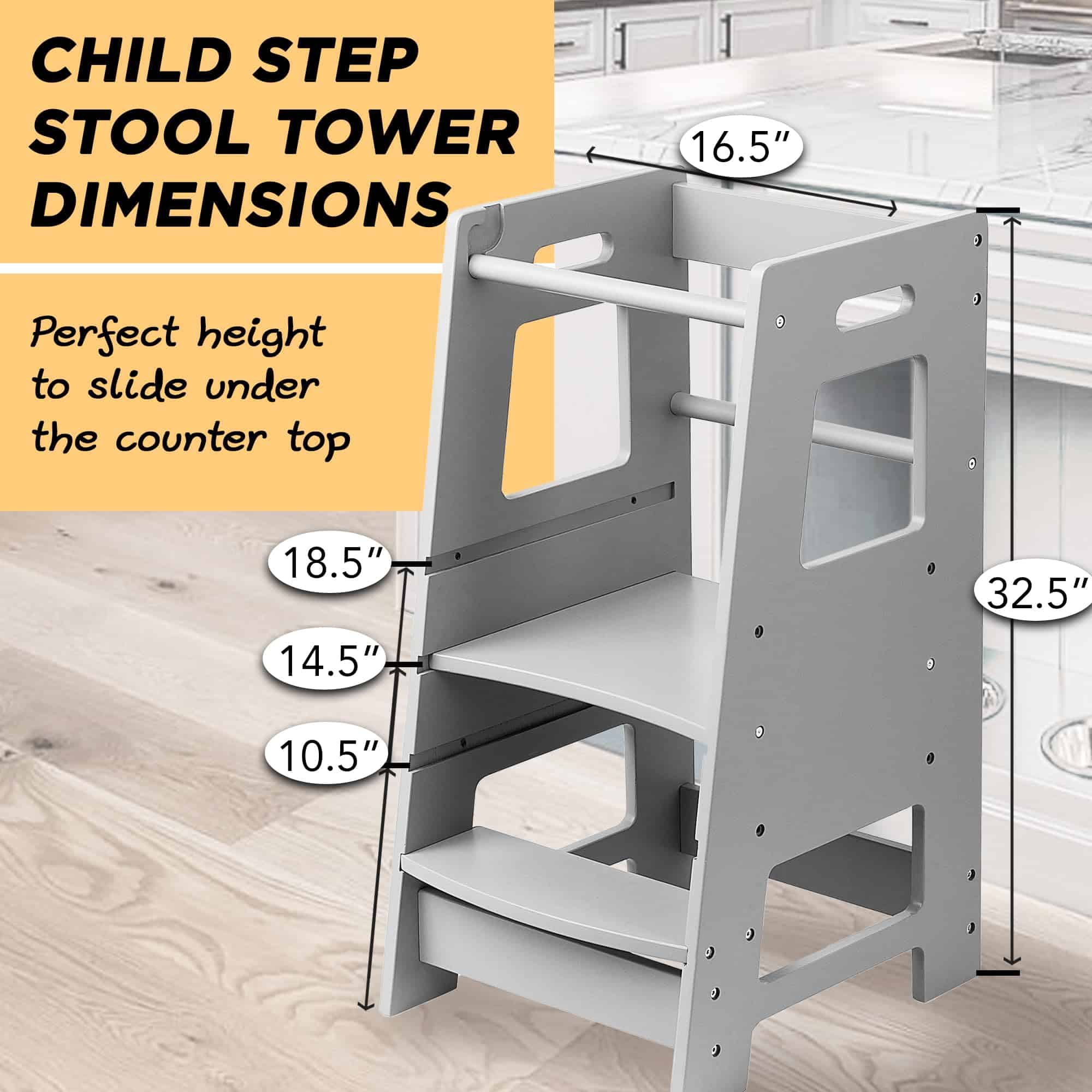 Torre Escalera para Niños FOSSICS Stool Buddy | Banquito de - Imagen 3