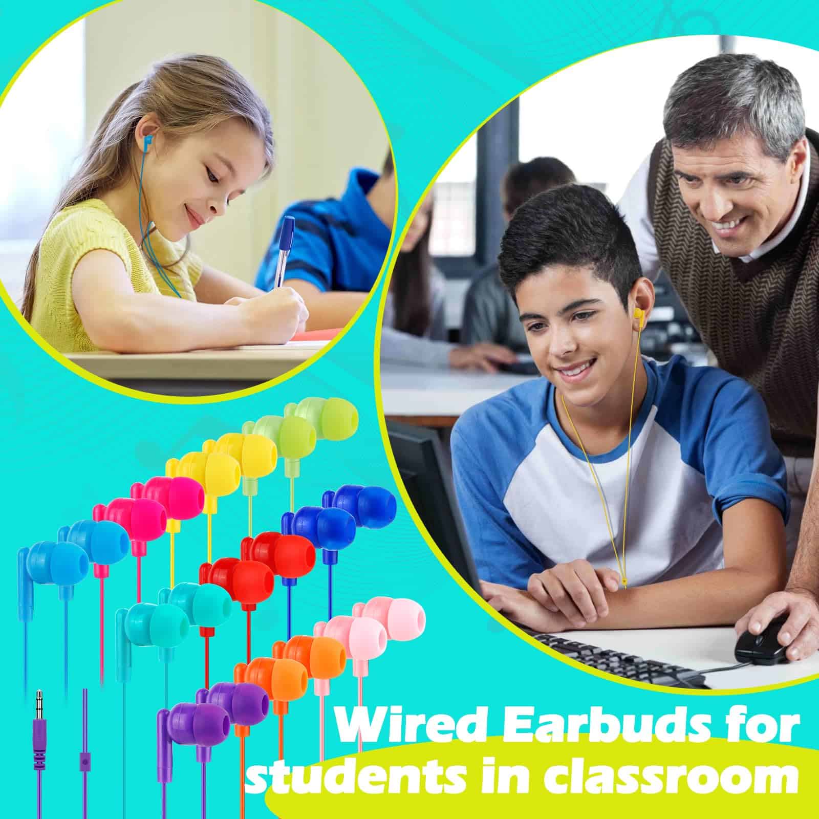 Auriculares para niños MENGLALA en paquete de 200 para - Imagen 6