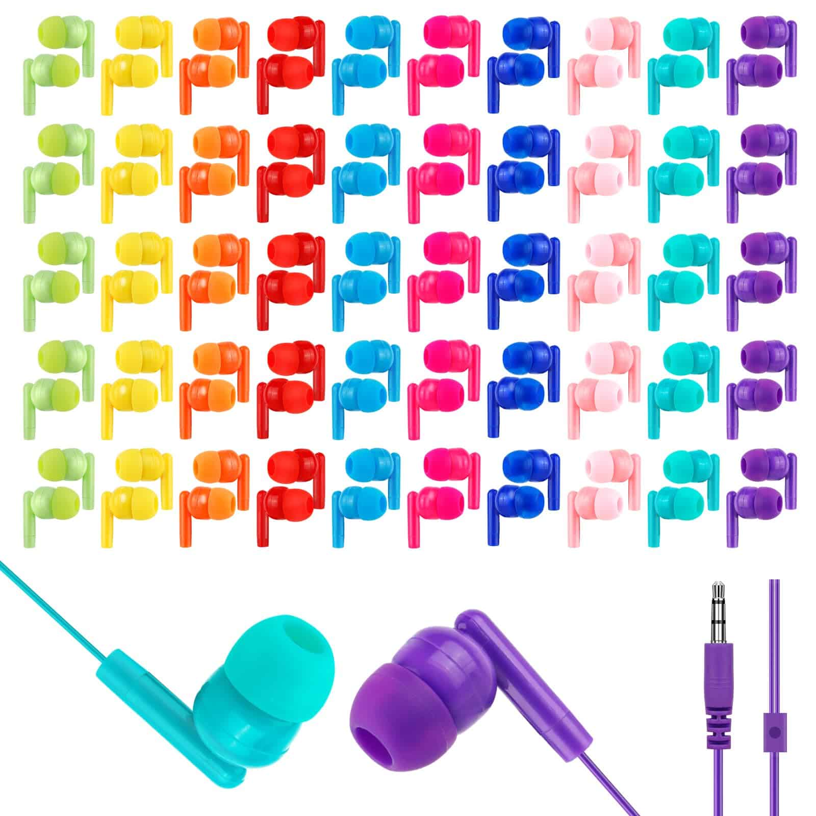 Auriculares para niños MENGLALA en paquete de 200 para