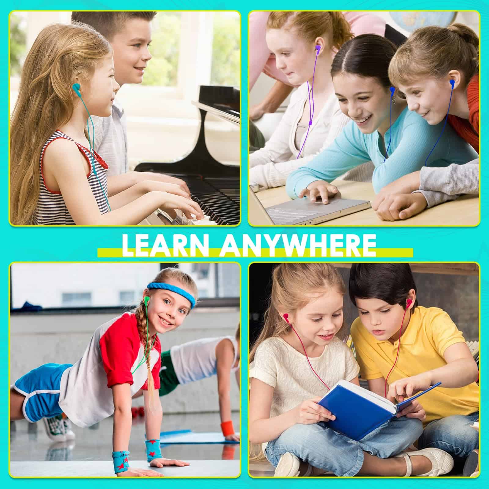 Auriculares para niños MENGLALA en paquete de 200 para - Imagen 8