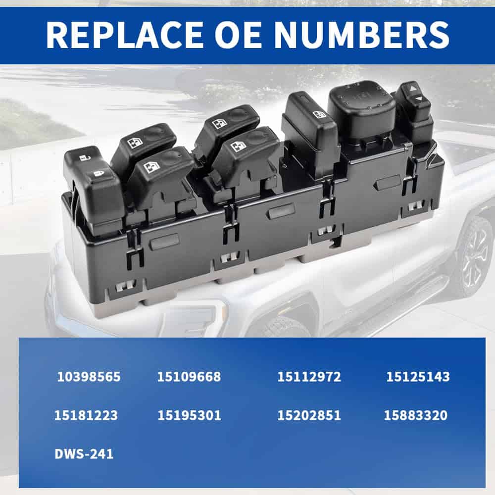 15883320 Interruptor principal de ventana eléctrica - Imagen 5