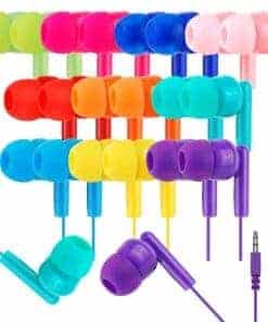 MENGLALA Audífonos para niños a granel 60 paquetes al por