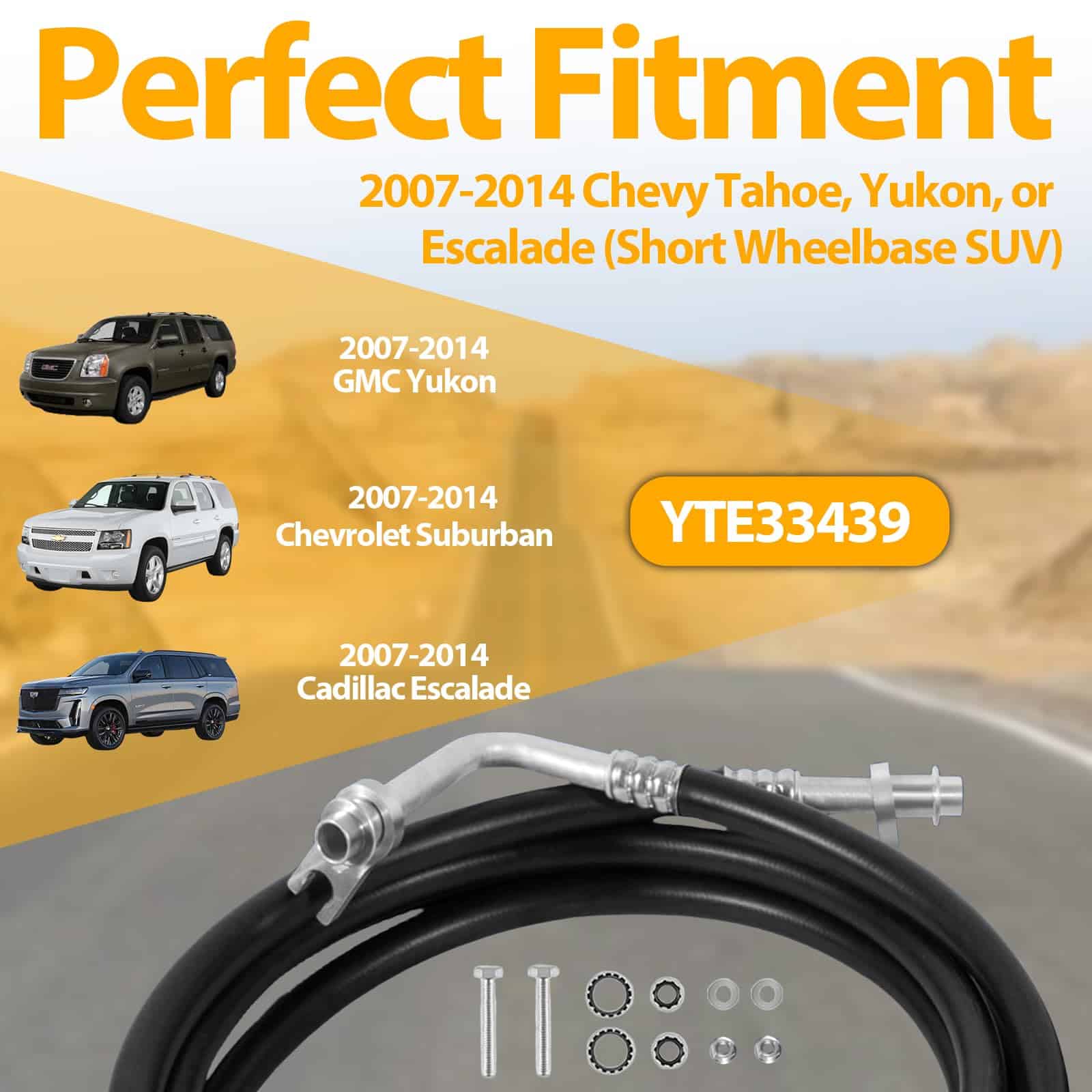 Conjunto de manguera de línea de AC trasera YTE33439 - - Imagen 4