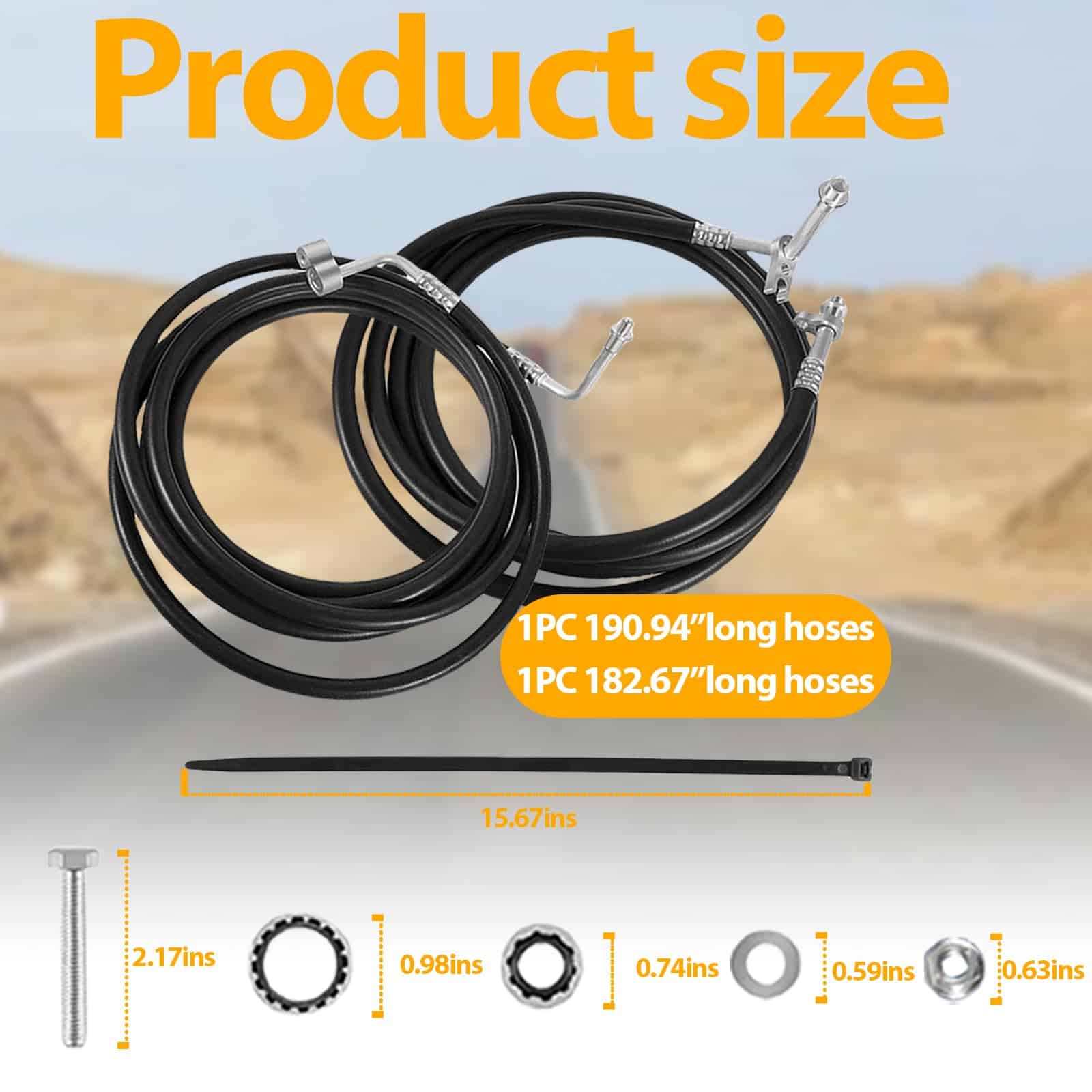 Conjunto de manguera de línea de AC trasera YTE33439 - - Imagen 7