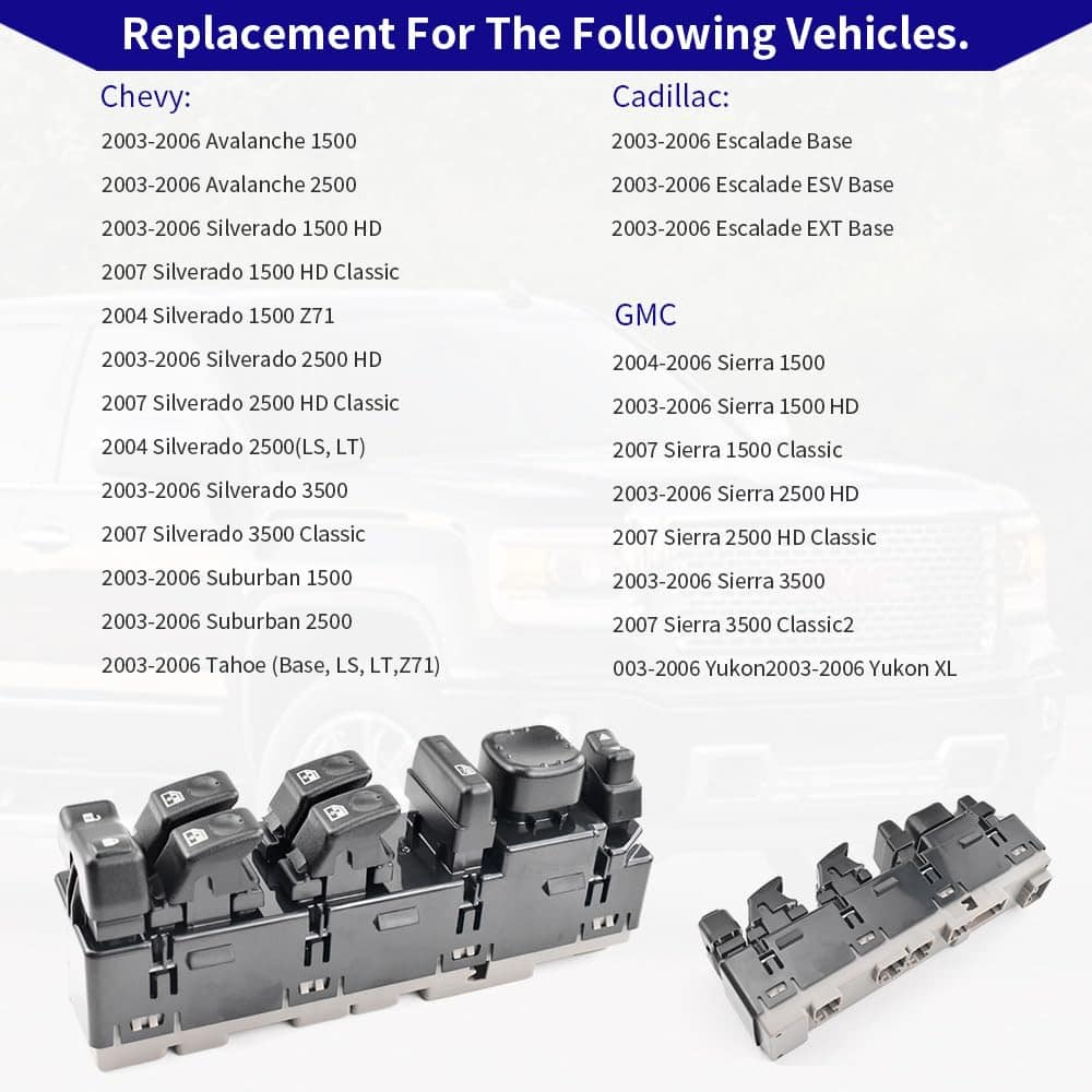 15883323 Interruptor de Ventana Principal del Lado del - Imagen 4