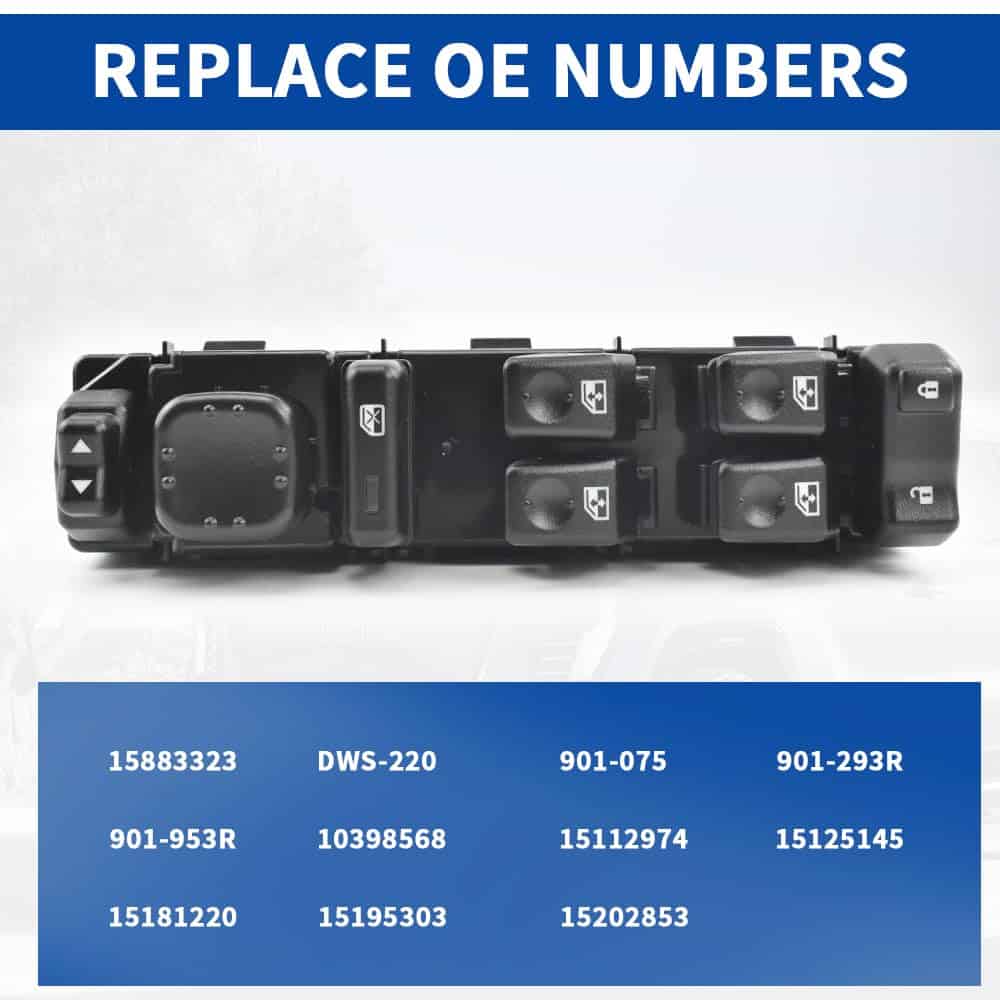 15883323 Interruptor de Ventana Principal del Lado del - Imagen 3