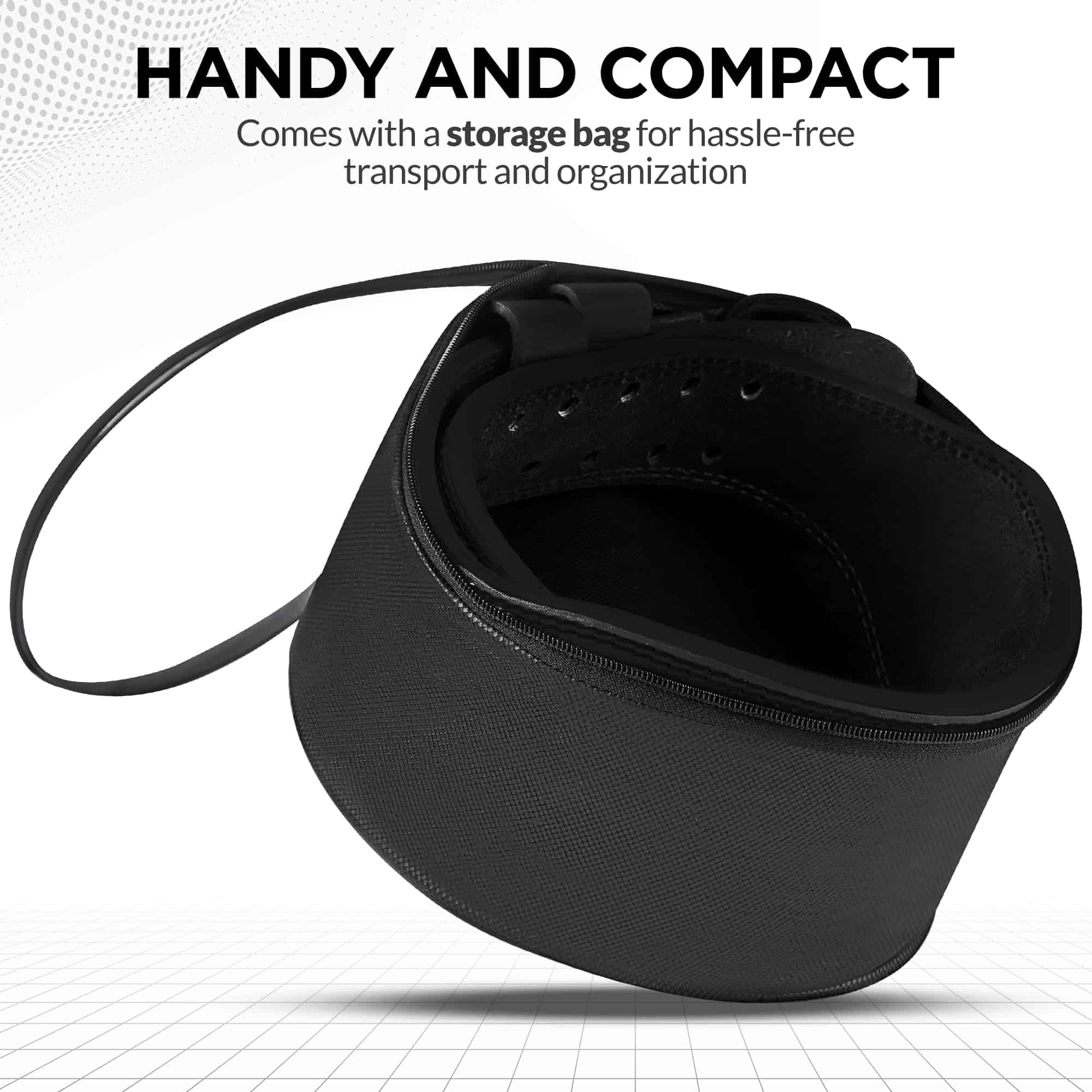 Cinturón de Levantamiento de Pesas WYOX -Negro - Imagen 7