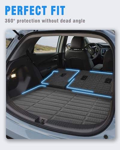 ZQULOYO Cargo Liners Backrest Mat para Chevrolet Chevy Bolt - Imagen 4