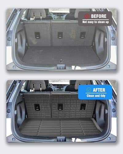 ZQULOYO Cargo Liners Backrest Mat para Chevrolet Chevy Bolt - Imagen 3