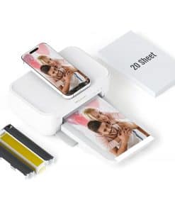 Impresora de fotos HPRT 4x6, +20 Hojas&1 Cinta, Impresora