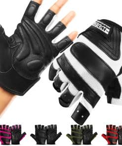 Guantes de Levantamiento de Pesas WYOX -Blanco