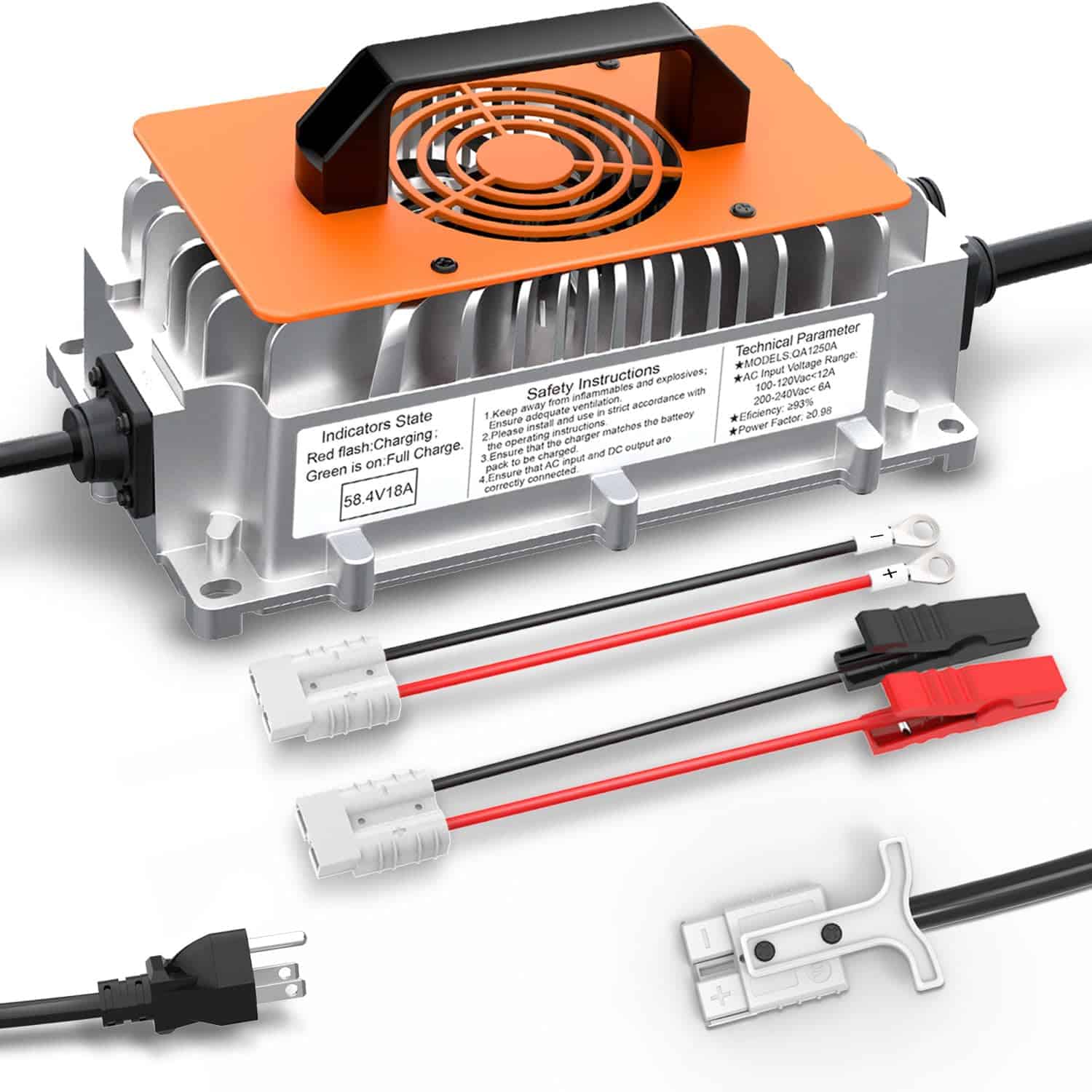 Cargador de batería de fosfato de hierro y litio LiFePO4