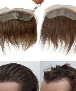 Voloria Men Forehead Hairline Toupee HD Invisible Lace