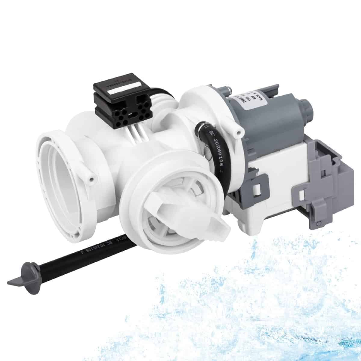 Bomba de desagüe DC96-01585L compatible con lavadora