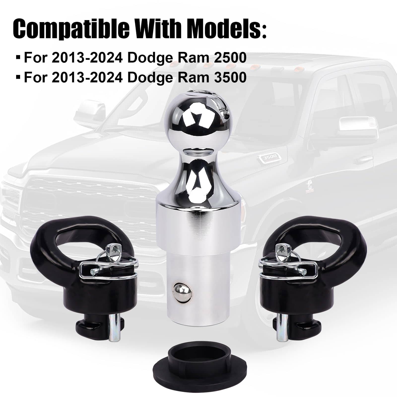 Kit de bola de enganche Gooseneck 38K 2-5/16 pulgadas - Imagen 3