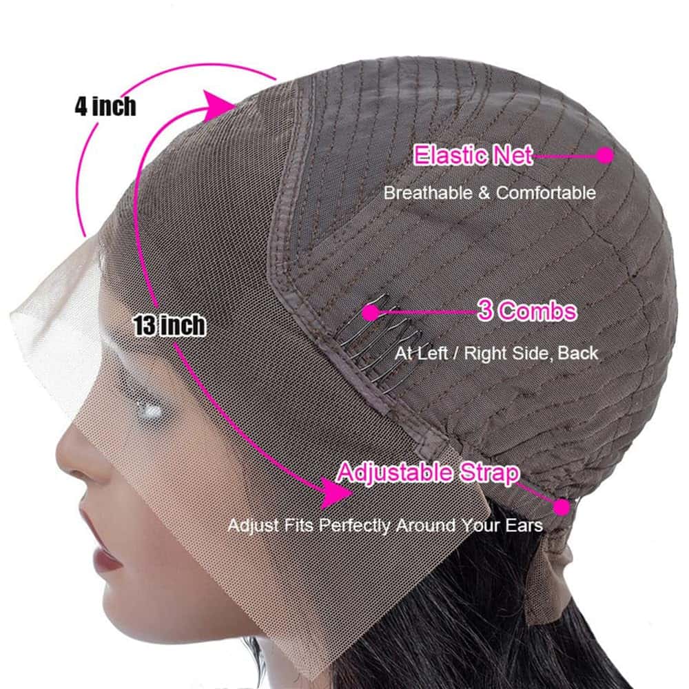 Pelucas de Encaje Negro y Blanco Rizado GIANNAY Peluca de - Imagen 5