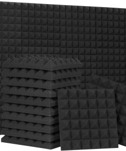 Paneles de Espuma Acústica - Paquete de 12, 12 x 12 x 2