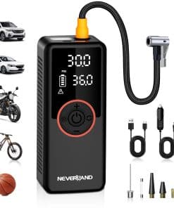 NEVERLAND Inflador de neumáticos Compresor de aire portátil
