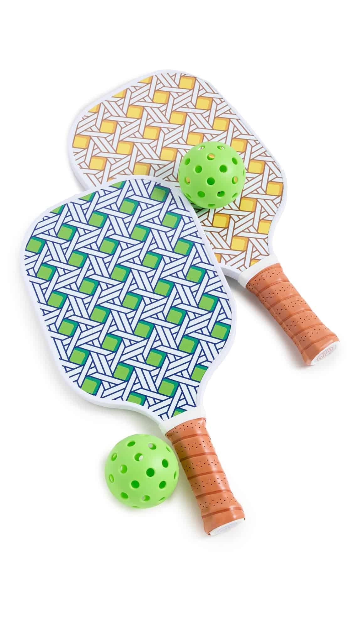 Set de Pickleball Basketweave Jonathan Adler para Mujer,