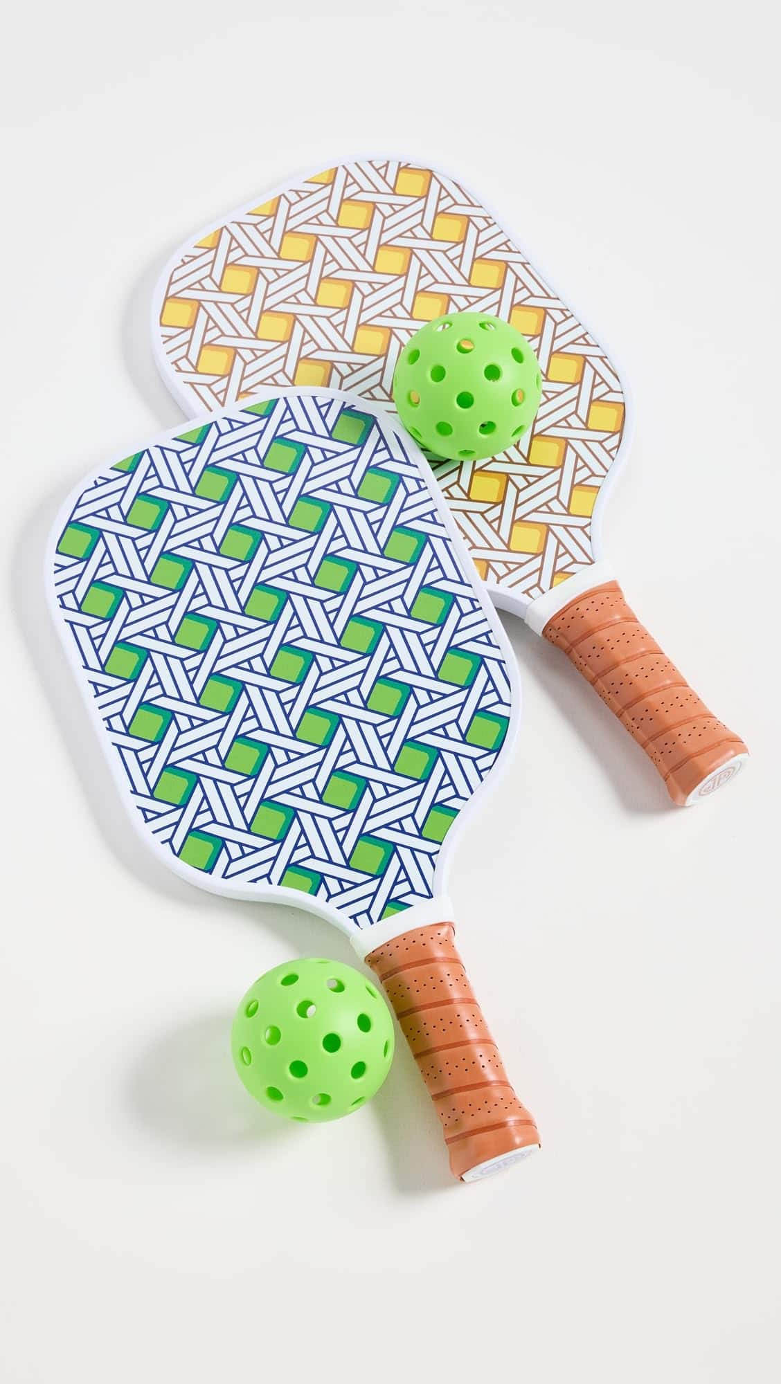 Set de Pickleball Basketweave Jonathan Adler para Mujer, - Imagen 3