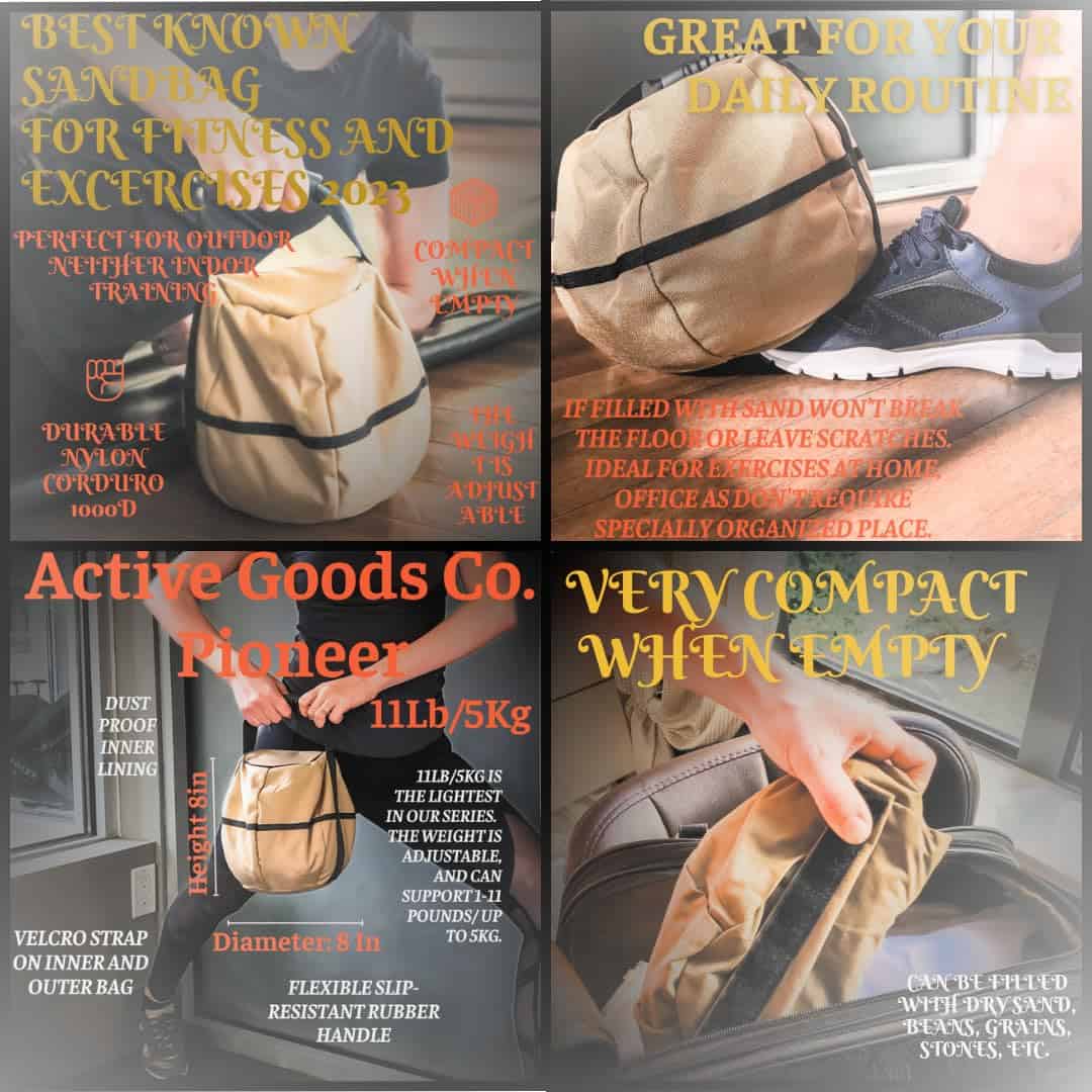 Kettlebell Sandbag de ActiveGoodsCo. para -Puede Variar - Imagen 7