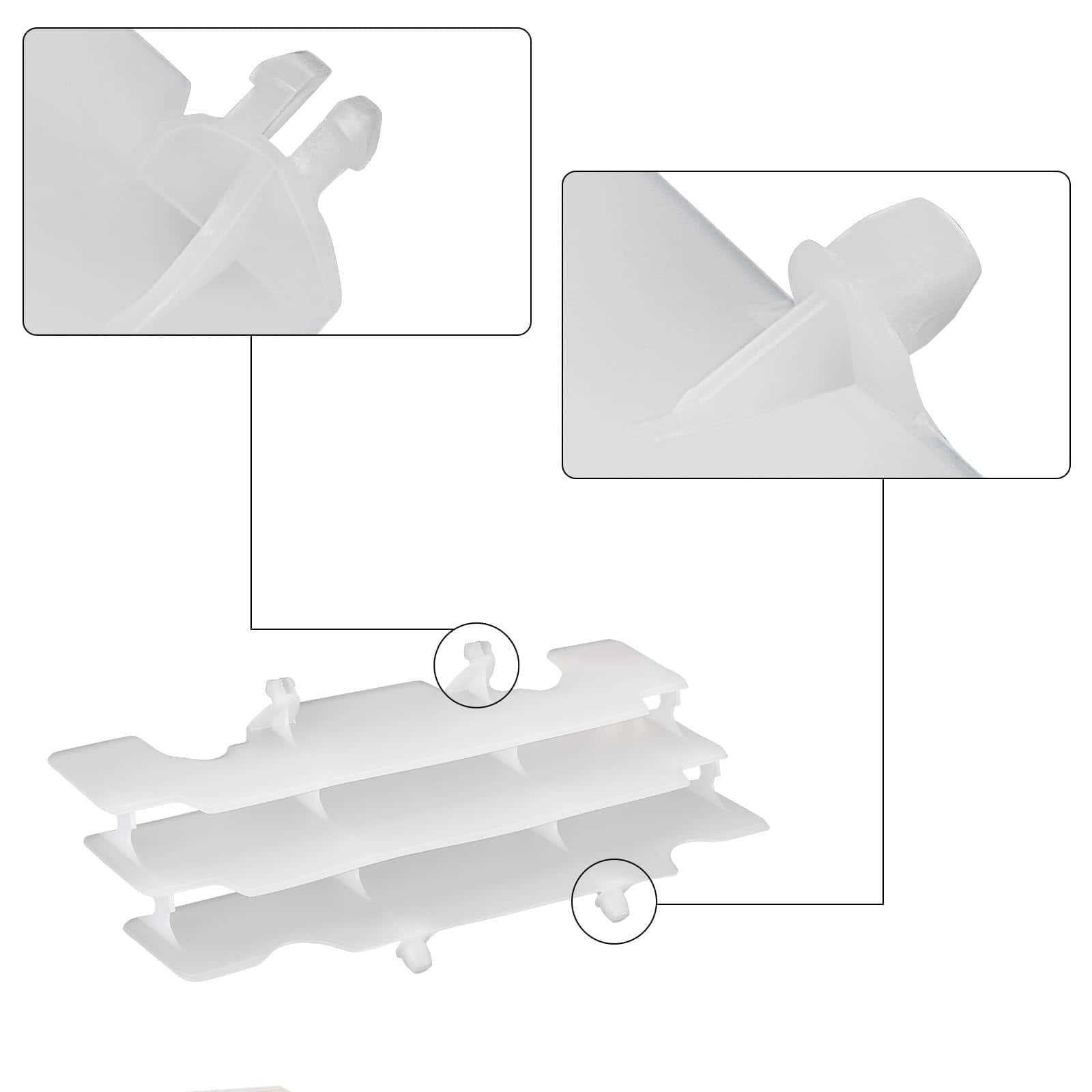 Rejilla de radiador izquierda y derecha para Honda CR125 - Imagen 4