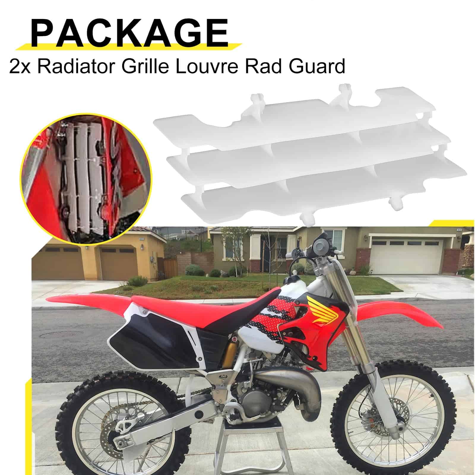 Rejilla de radiador izquierda y derecha para Honda CR125 - Imagen 5