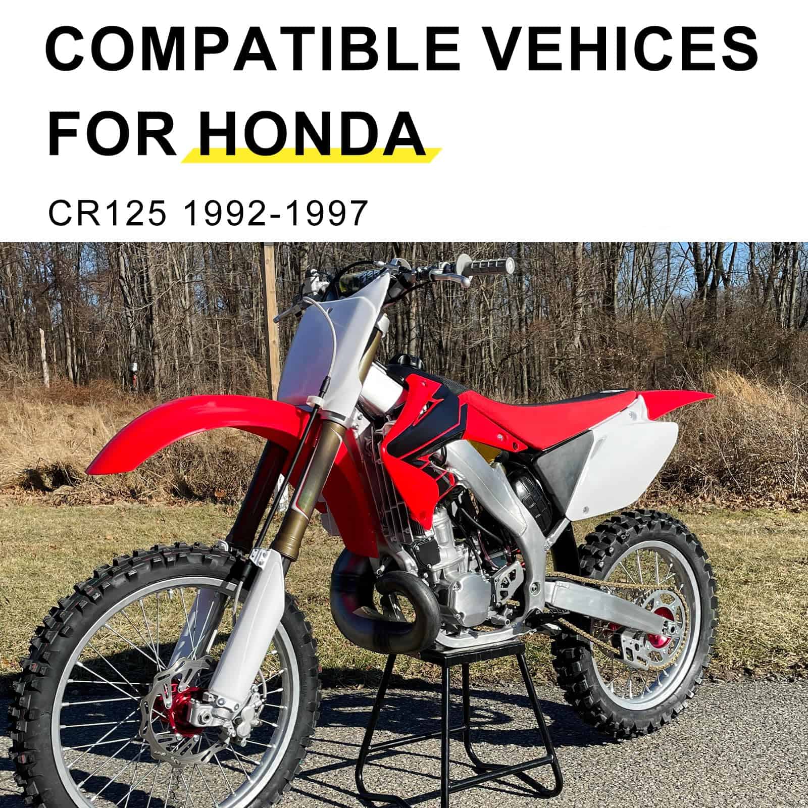 Rejilla de radiador izquierda y derecha para Honda CR125 - Imagen 3