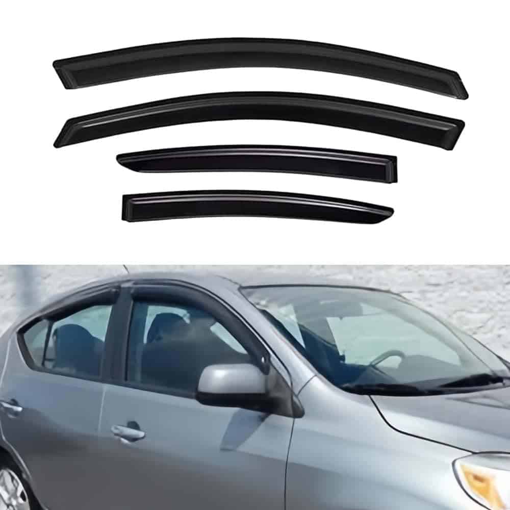 Deflector de ventana lateral Wensdy 4pcs, Desviador de - Imagen 3