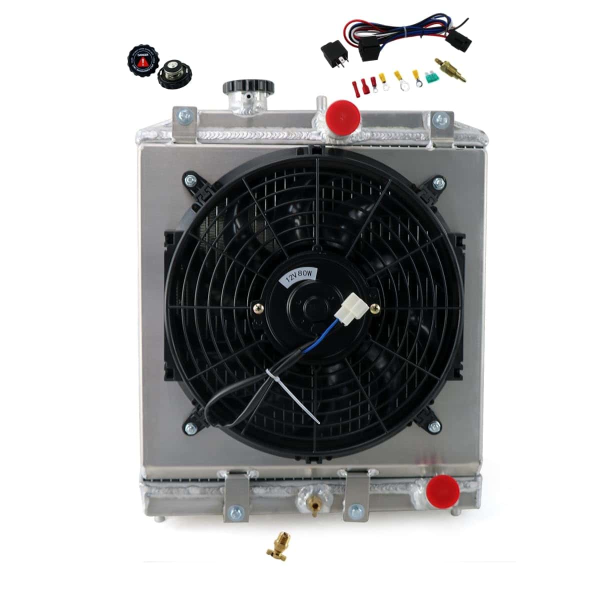 Radiador de aluminio YoApoio Compatible con 1992-2000 97