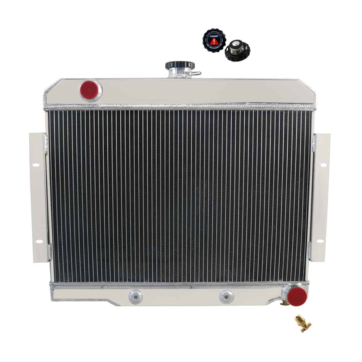 Radiator de Aluminio de 3 Filas Compatible con Jeep CJ