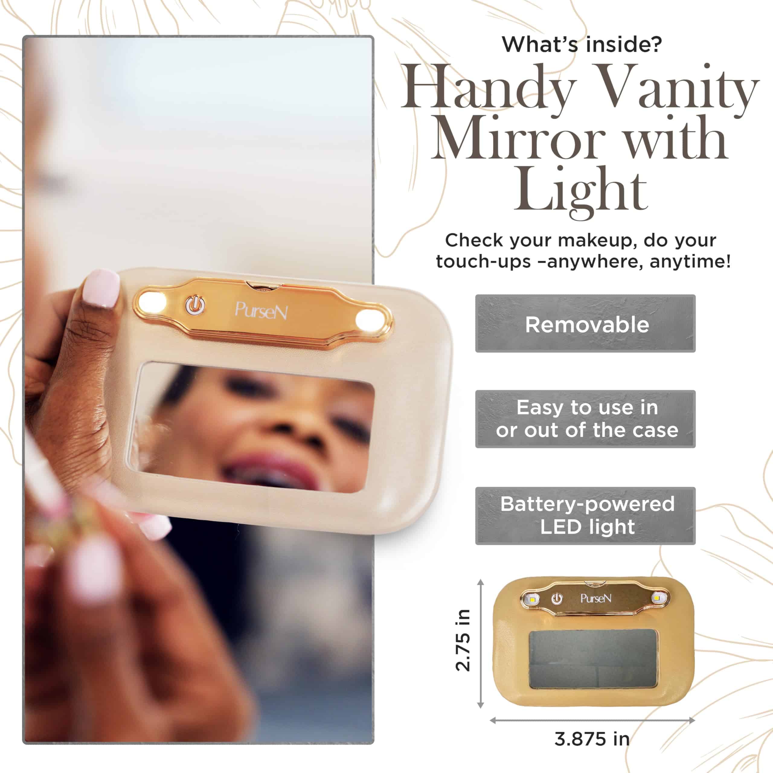 Estuche de espejo iluminado LITTMINI 2024 - Estuche de - Imagen 7