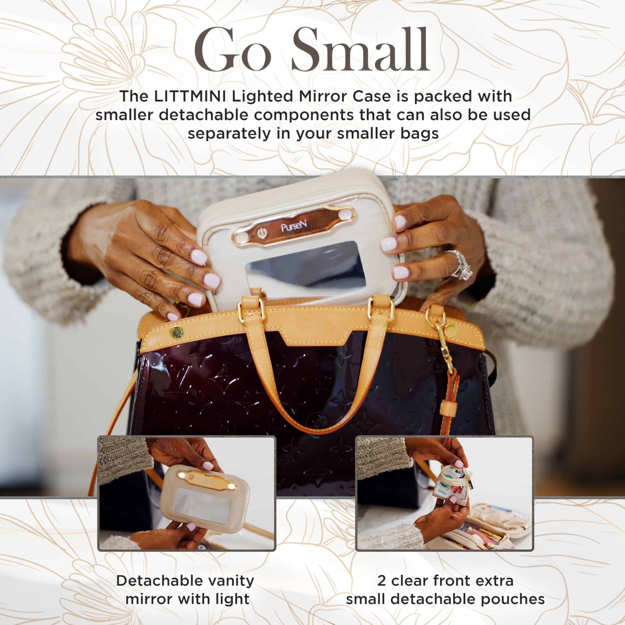 Estuche de espejo iluminado LITTMINI 2024 - Estuche de - Imagen 8