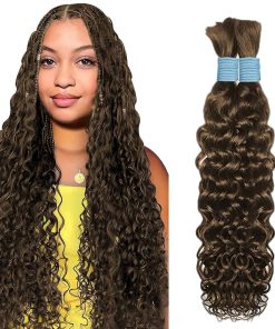 Cabello para trenzas humanas estilo bohemio 22 pulgadas 2