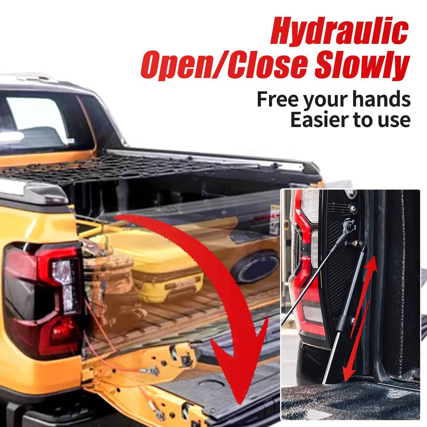 Asistencia para portón trasero compatible con Ford Ranger - Imagen 5