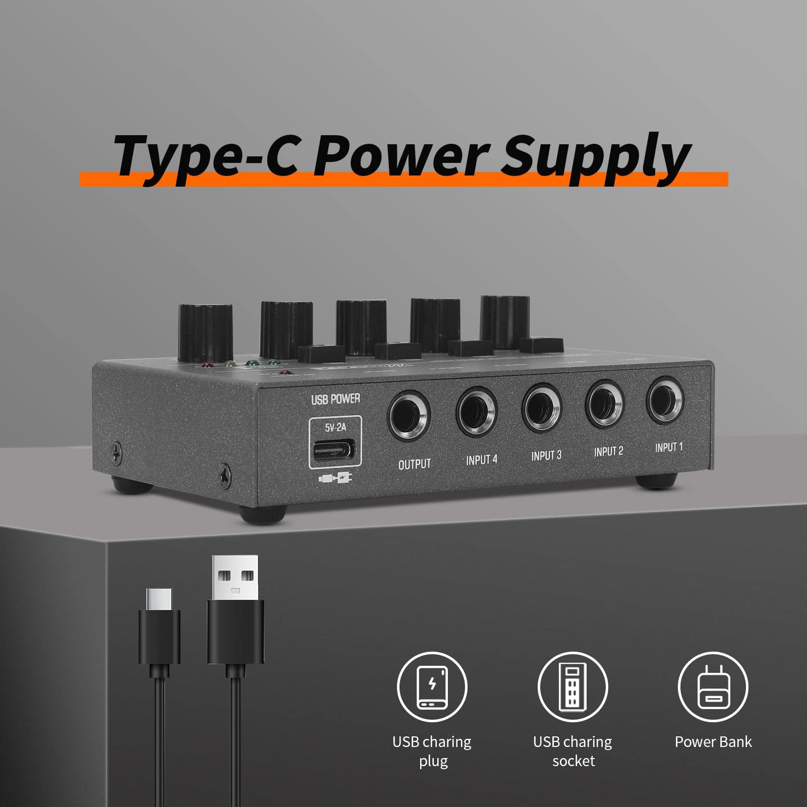 Mezclador de Audio de Caballo, Mezclador de Línea de 4 - Imagen 7