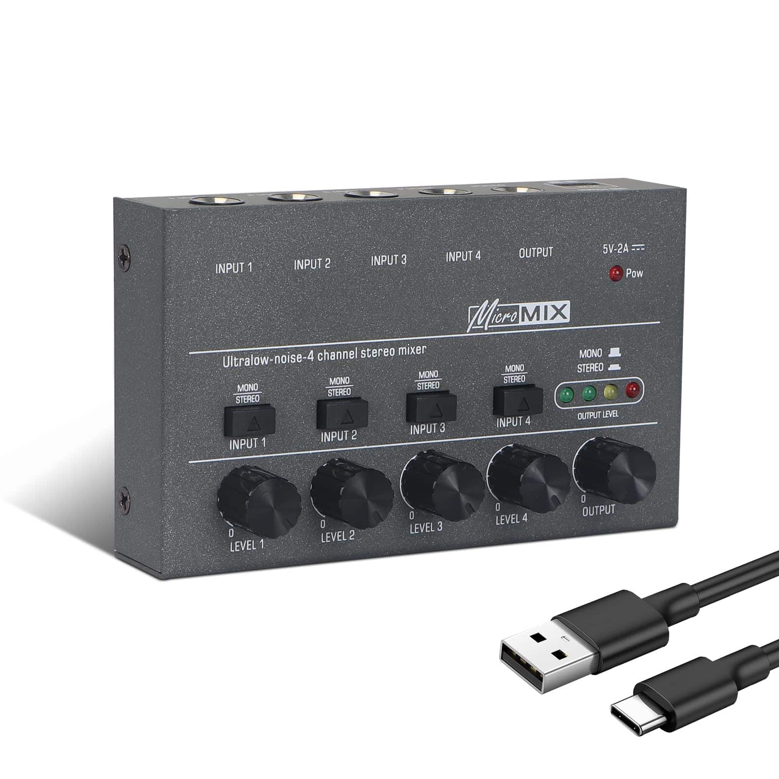 Mezclador de Audio de Caballo, Mezclador de Línea de 4