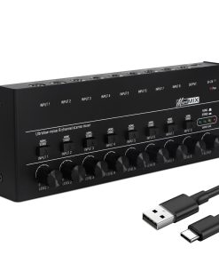 Mesa mezcladora de audio para caballos, mezcladora de 8