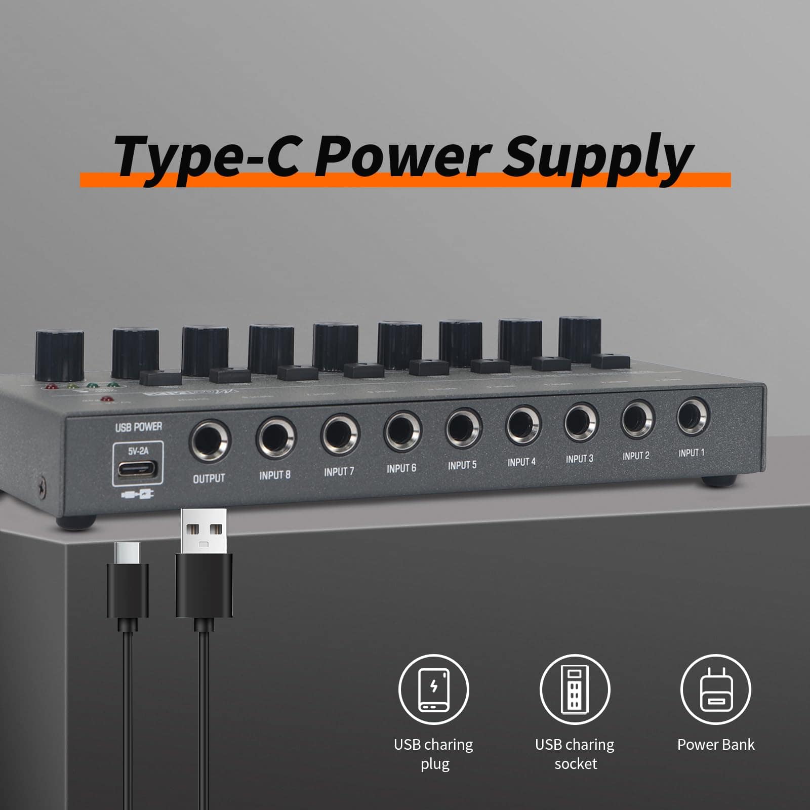 Mezclador de Audio para Caballo, Mezclador de Línea Estéreo - Imagen 7