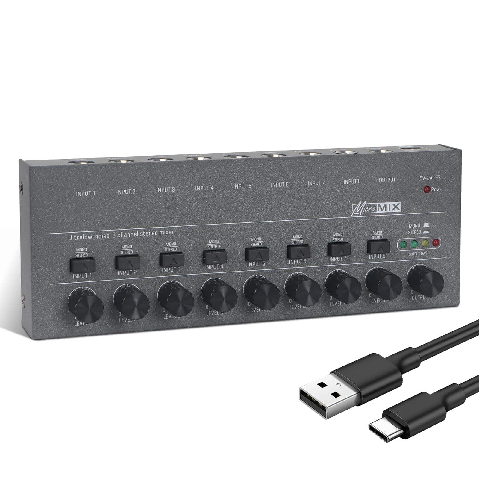 Mezclador de Audio para Caballo, Mezclador de Línea Estéreo